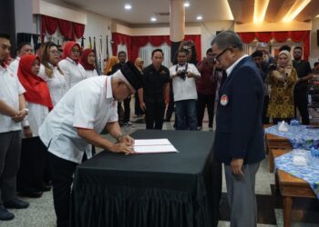 (Pelantikan pengurus Komite Olahraga Nasional Indonesia Kukar/istimewa)