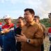 (Sekda Kukar meninjau semburan lumpur bercampur gas milik PT Pertamina EP, Sangasanga/istimewa)