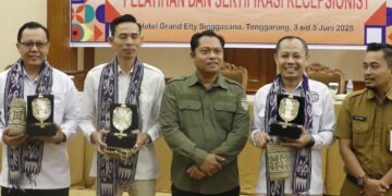 pelatihan resepsionis di Kukar oleh Dinas Pariwisata Kukar