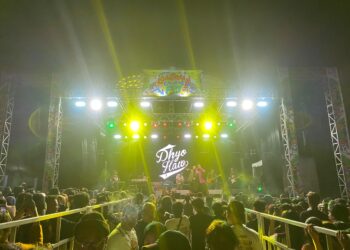 Penutupan Loa Janan Creative Fest 2025 , Dhyo How Ajak Penonton Berdendang