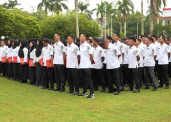 (Apel pagi di halaman kantor Bupati/istimewa)