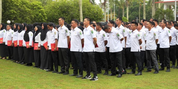 (Apel pagi di halaman kantor Bupati/istimewa)