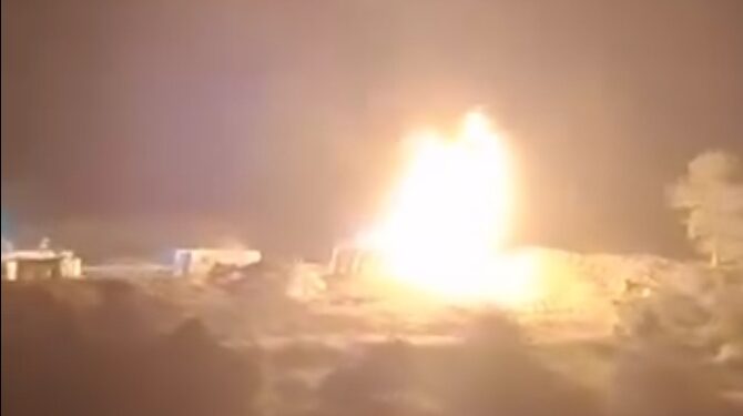 Dugaan Semburan Gas Pertamina di Sangasanga (tangkapan layar video di sosial media)