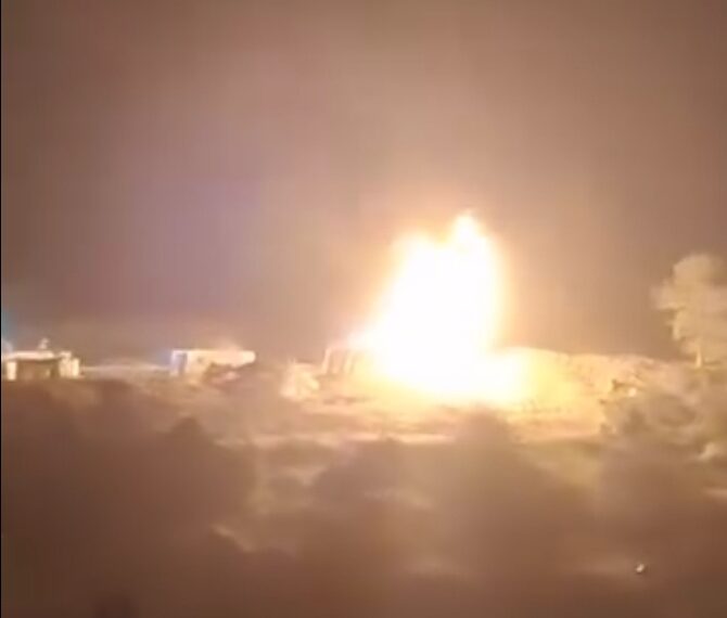 Dugaan Semburan Gas Pertamina di Sangasanga (tangkapan layar video di sosial media)