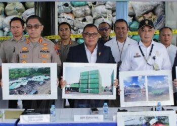 Konpers Polisi soal tambang batu bara ilegal di Kaltim (Humas Polri)