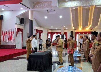 (Pelantikan Pj Kades Long Beleh Modang/Istimewa)