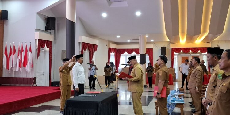 (Pelantikan Pj Kades Long Beleh Modang/Istimewa)