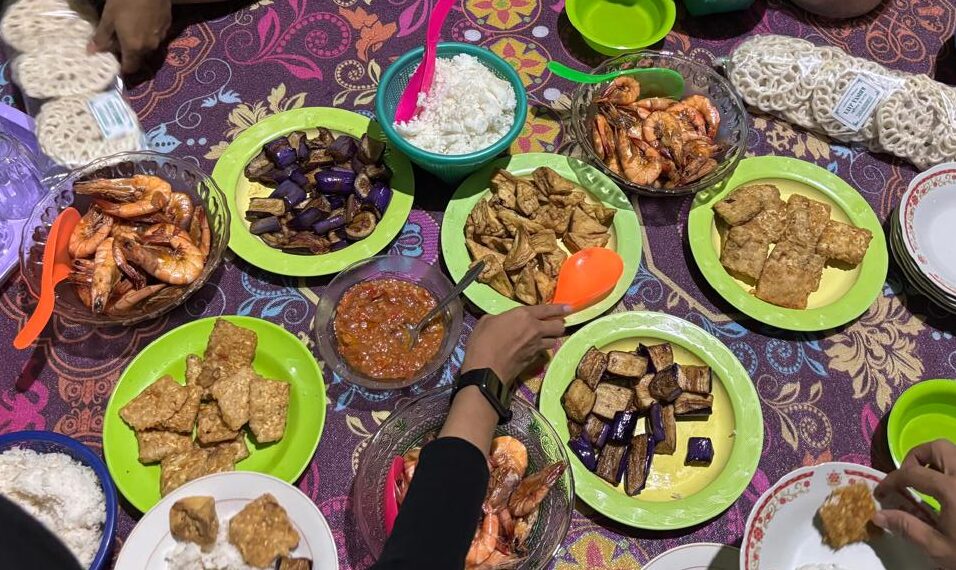 udang hasil tambak di Kalimantan Timur (foto: nofiyatul chalimah)