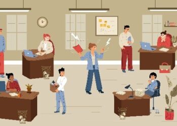 (ilustrasi kantor/Freepik)