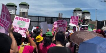 Aksi Aliansi Perempuan Indonesia (Foto Ardilles/Konde.co)