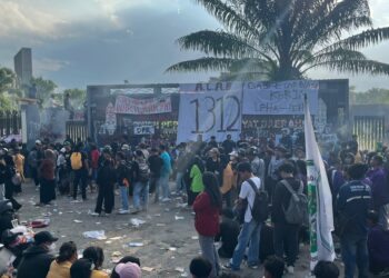 Demo di Samarinda pada 1 September 2025 (Foto: Rahma)