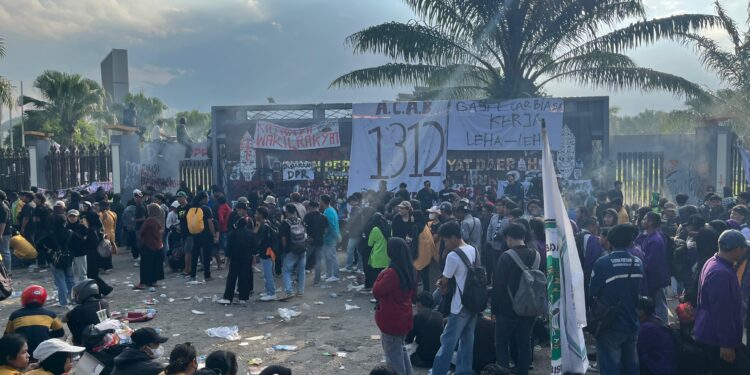 Demo di Samarinda pada 1 September 2025 (Foto: Rahma)