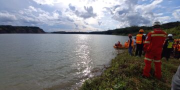 Kolam tambang milik PT IMM yang bakal jadi sumber air warga Bontang dan sebagian Kutai Timur. (Foto: Nofiyatul Chalimah)