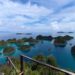 pemandangan laut di Raja Ampat (foto: Nofiyatul Chalimah)