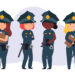 ilustrasi polisi wanita (freepik)
