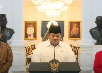 konferensi pers Prabowo Subianto
