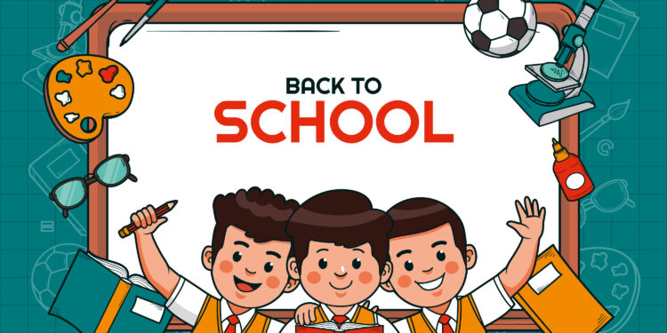 Ilustrasi anak sekolah dasar/Freepik