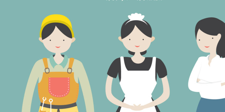 Ilustrasi perempuan pekerja/Freepik