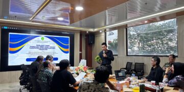 presentasi Masrani (foto: Pemerintah Kecamatan Sebulu)