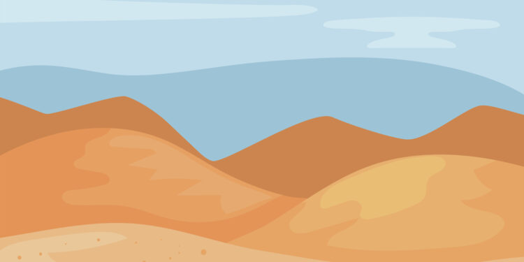 Ilustrasi pasir silika/Freepik