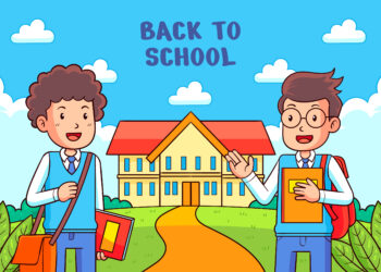 Ilustrasi sekolah/Freepik