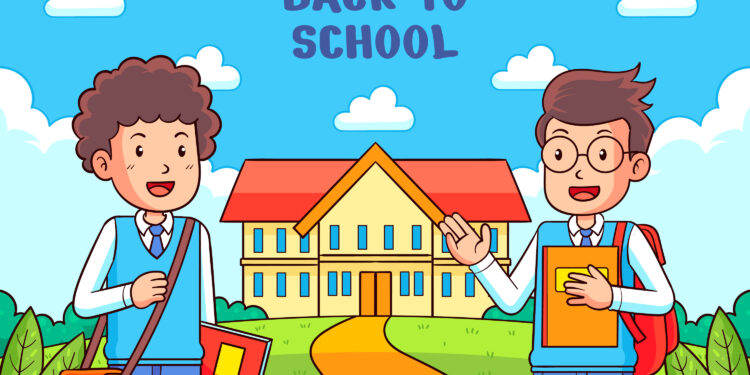 Ilustrasi sekolah/Freepik