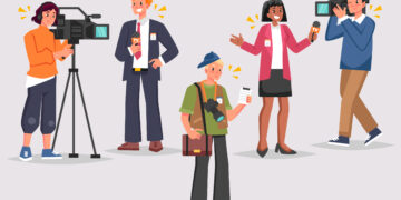 Ilustrasi jurnalis/Freepik
