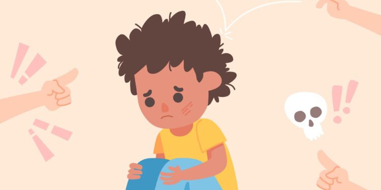 Ilustrasi kekerasan kepada anak/Freepik