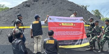 negara amankan tumpukan batubara ilegal/kementrian ESDM