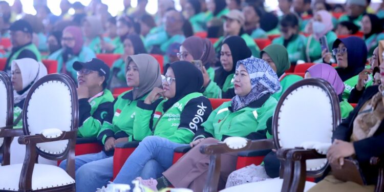 Ojol Berlian dalam kegiatan . (Foto: Pemprov Kaltim)