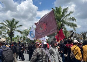 Aksi Demo 214 oleh masyarakat Kaltim (foto:Nasya)
